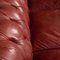 20th Century Leather Chesterfield 3-Seat Sofa, 1980s 7
