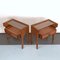 Vintage Italian Nightstands by Vittorio Dassi, 1950s, Set of 2 10