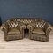 3-Sitzer Leder Chesterfield Sofa mit bequemen Sitzen, 20. Jahrhundert 24