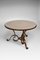 Circular Gilded Wrought-Iron & Marble Table by Raymond Subes, 1935 6