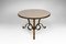 Circular Gilded Wrought-Iron & Marble Table by Raymond Subes, 1935 1