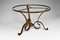 Circular Gilded Wrought-Iron & Marble Table by Raymond Subes, 1935, Image 13