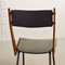 Mid-Century Italian Black Leatherette Dining Chair by Gianfranco Frattini for R&B Italia, 1950s 6