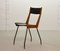 Mid-Century Italian Black Leatherette Dining Chair by Gianfranco Frattini for R&B Italia, 1950s, Image 1