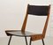 Mid-Century Italian Black Leatherette Dining Chair by Gianfranco Frattini for R&B Italia, 1950s 4