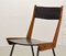 Mid-Century Italian Black Leatherette Dining Chair by Gianfranco Frattini for R&B Italia, 1950s, Image 4