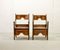 Middle Eastern Decorated Carved Wood Armchairs, 1950s, Set of 2, Image 1