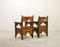 Middle Eastern Decorated Carved Wood Armchairs, 1950s, Set of 2 5