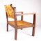 Sedie in legno e paglia con schienali regolabili, anni '60, set di 2, Immagine 8