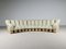DS-600 13-Piece Sofa in Creme Leather from de Sede, 1970s 1