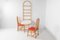 Italienischer Moderner Wandtisch mit Stühlen, 1960er 2