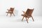 Mid-Century Architectural Armchairs from Dal Vera, Italy 1950s, Set of 2 3
