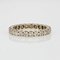 Full Turn Diamond 18 Karat White Gold Wedding Band Ring, 1950s 9