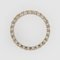 Full Turn Diamond 18 Karat White Gold Wedding Band Ring, 1950s, Image 7