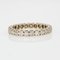 Full Turn Diamond 18 Karat White Gold Wedding Band Ring, 1950s 6