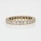 Full Turn Diamond 18 Karat White Gold Wedding Band Ring, 1950s, Image 6