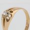 20th-Century Diamond 18 Karat Yellow Gold Ring, Image 4