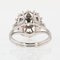 French White Sapphire 18 Karat White Gold Ring, 1960s 10