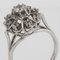 French White Sapphire 18 Karat White Gold Ring, 1960s 7
