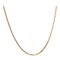 Modern French Filed Convict Link 18 Karat Rose Gold Chain 1