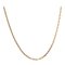 Modern French Filed Convict Link 18 Karat Rose Gold Chain, Image 1