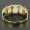 Ring aus 18 Karat Gelbgold aus 19. Jahrhundert aus Opalgrün & Rubin 6