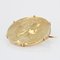 Spilla a forma di nonio Art Nouveau in oro giallo 18 carati, Francia, Immagine 6