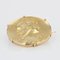 Spilla a forma di nonio Art Nouveau in oro giallo 18 carati, Francia, Immagine 4