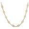 20th-Century 18 Karat Yellow Gold Filigree Chain Necklace 1