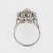 French 18 Karat White Gold White Sapphire Ring, 1960s 12