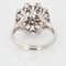 French 18 Karat White Gold White Sapphire Ring, 1960s 11