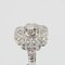 French Art Deco Diamond Platinum Ring, 1930s 10