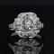 Französischer Art Deco Diamant Platin Ring, 1930er 3
