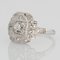Französischer Art Deco Diamant Platin Ring, 1930er 6