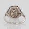 French Art Deco Diamond Platinum Ring, 1930s, Image 7