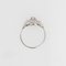 French Art Deco Diamond Platinum Ring, 1930s, Image 11