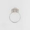 French White Sapphire 18 Karat White Gold Ring, 1960s, Image 11