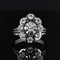 French White Sapphire 18 Karat White Gold Ring, 1960s, Image 3