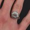French Diamond 18 Karat White Gold Ring, 1960s 5