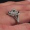 French Diamond 18 Karat White Gold Ring, 1960s 9
