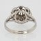 French Diamond 18 Karat White Gold Ring, 1960s 7