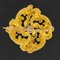 Spilla Wiese Art Nouveau con spirali in oro giallo, Francia, Immagine 3