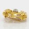 Art Nouveau French Wiese Spirit Yellow Gold Diamond Brooch, Image 5
