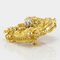 Art Nouveau French Wiese Spirit Yellow Gold Diamond Brooch, Image 7