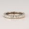 Diamond Platinum Wedding Ring, 1950s 9