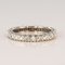 Diamond Platinum Wedding Ring, 1950s, Image 9