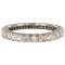 Diamond Platinum Wedding Ring, 1950s, Image 1