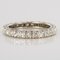 Diamond Platinum Wedding Ring, 1950s, Image 3