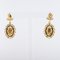 Boucles d'Oreilles Pendantes en Opale en Or Jaune, 1960s, Set de 2 6