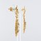 Yellow Gold Opal Dangling Earrings, 1960s, Set of 2 8